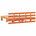 Cadru de pat cu headboard Maro 150 x 200 cm Lemn de pin masiv - WALTI WALTI