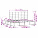 Cadru de pat cu depozitare Alb 200 x 200 cm lemn - WALTI WALTI