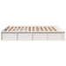Cadru de pat cu depozitare Alb 160 x 200 cm Lemn de pin masiv - WALTI WALTI