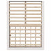 Cadru de pat cu depozitare Alb 140 x 190 cm lemn - WALTI WALTI