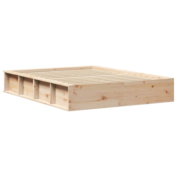 Cadru de pat cu depozitare Maro 120 x 190 cm lemn - WALTI WALTI
