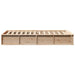 Cadru de pat cu depozitare Maro 100 x 200 cm lemn - WALTI WALTI