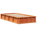 Cadru de pat cu depozitare Maro ceruit 100 x 200 cm lemn - WALTI WALTI