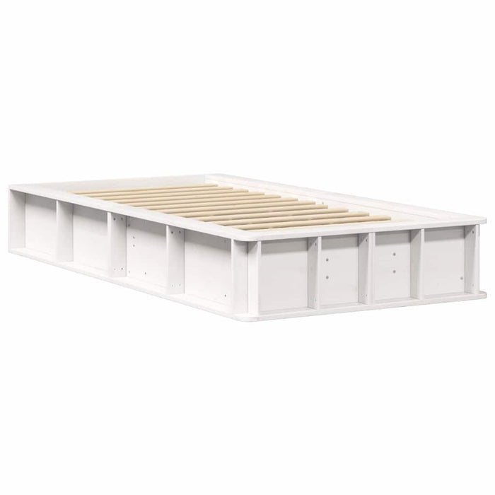 Cadru de pat cu depozitare Alb 80 x 200 cm lemn - WALTI WALTI