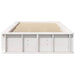 Cadru de pat cu depozitare Alb 80 x 200 cm lemn - WALTI WALTI