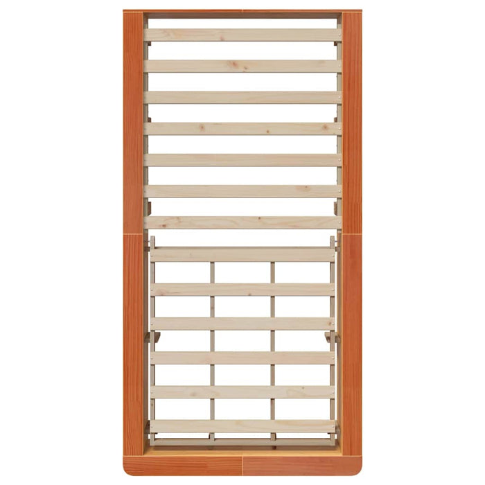 Cadru de pat cu depozitare Maro ceruit 80 x 200 cm lemn - WALTI WALTI