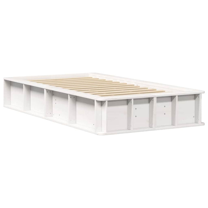 Cadru de pat cu depozitare Manual Alb 90 x 190 cm lemn - WALTI WALTI