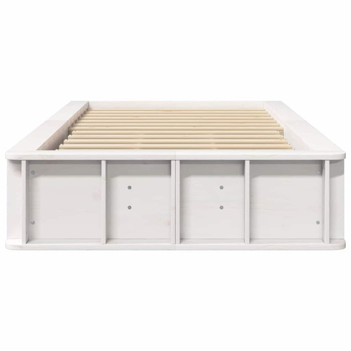 Cadru de pat cu depozitare Manual Alb 90 x 190 cm lemn - WALTI WALTI