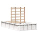 Cadru de pat cu depozitare Manual Alb 90 x 190 cm lemn - WALTI WALTI