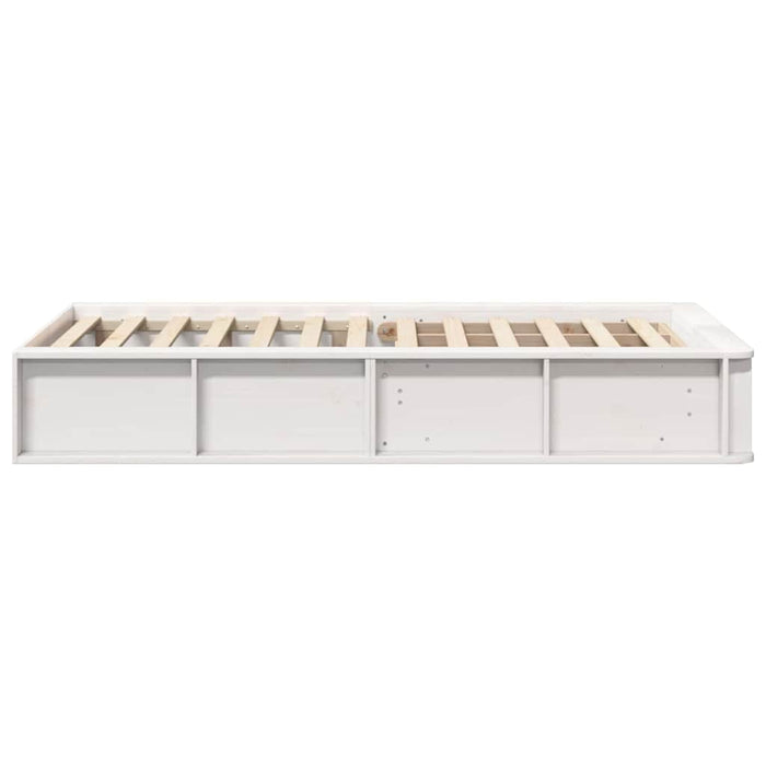 Cadru de pat cu depozitare Manual Alb 90 x 190 cm lemn - WALTI WALTI