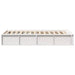 Cadru de pat cu depozitare Manual Alb 90 x 190 cm lemn - WALTI WALTI