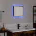 Oglindă de baie cu LED Stejar fumuriu 40 x 8.5 x 37 cm - WALTI WALTI