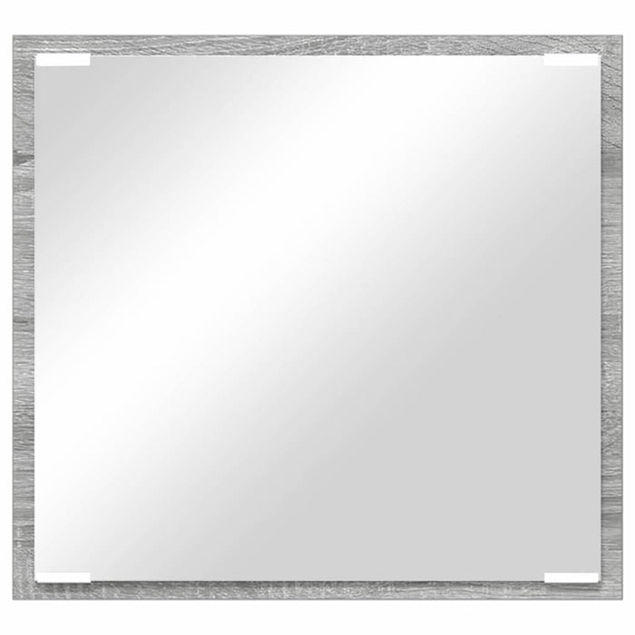 Oglindă de baie cu LED Pe perete Gri Sonoma 40 x 8.5 x 37 cm - WALTI WALTI