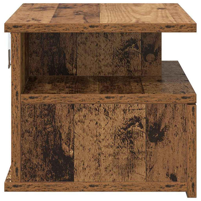 Noptieră Suspendată cu sertar 2 pcs Lemn vechi 40 x 31 x 27 cm - WALTI WALTI