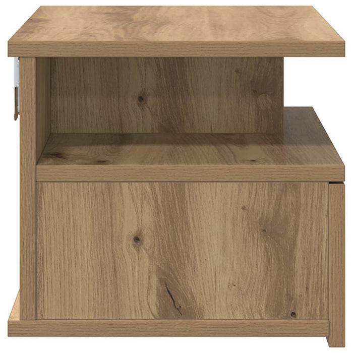 Noptieră Suspendată cu sertar Stejar Artizanal 40 x 31 x 28 cm - WALTI WALTI