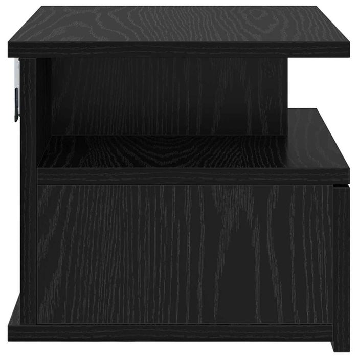 Noptieră Suspendată 2 pcs Stejar Negru 40 x 31 x 28 cm - WALTI WALTI