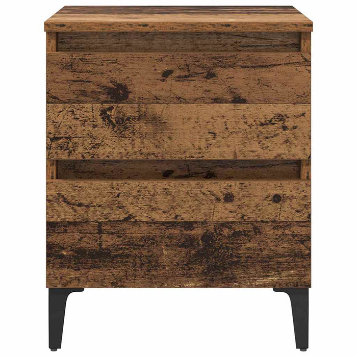 Dulap de noapte Lemn vechi 40 x 35 x 50 cm Lemn compozit - WALTI WALTI