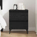Dulap de noapte Stejar negru 40 x 35 x 50 cm Lemn compozit - WALTI WALTI