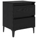 Dulap de noapte Stejar negru 40 x 35 x 50 cm Lemn compozit - WALTI WALTI