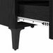 Dulap de noapte 2 pcs Stejar negru 40 x 35 x 50 cm - WALTI WALTI