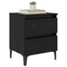 Dulap de noapte 2 pcs Stejar negru 40 x 35 x 50 cm - WALTI WALTI