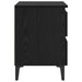 Dulap de noapte 2 pcs Stejar negru 40 x 35 x 50 cm - WALTI WALTI