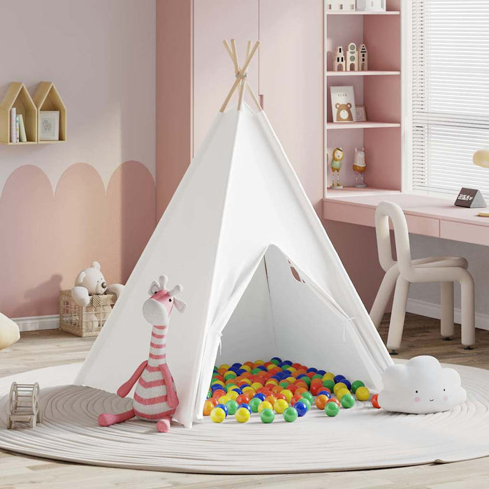 Cort Teepee Altele Alb Mediu Poliester - WALTI WALTI