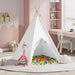 Cort Teepee Altele Alb Mediu Poliester - WALTI WALTI