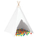 Cort Teepee Altele Alb Mediu Poliester - WALTI WALTI