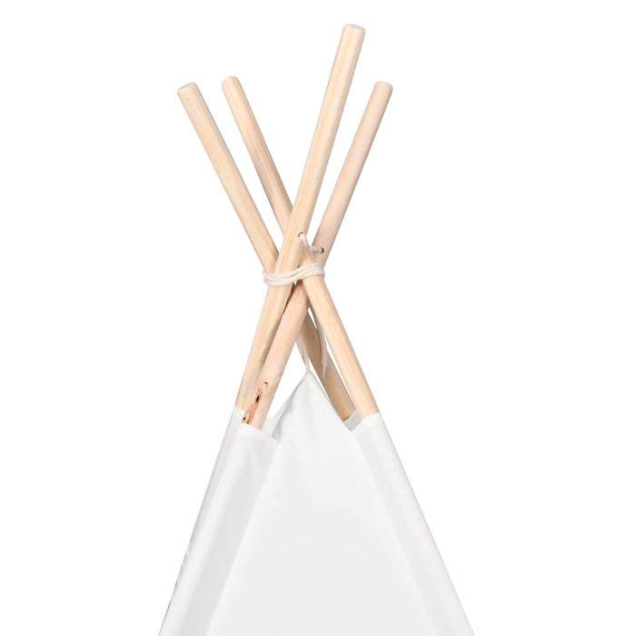 Cort tip teepee Gri Verde mentă Mediu Bumbac & Plastic - WALTI WALTI