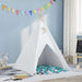 Cort tip teepee Gri Verde mentă Mediu Bumbac & Plastic - WALTI WALTI