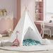 Cort tip teepee Gri Verde mentă Mediu Bumbac & Plastic - WALTI WALTI