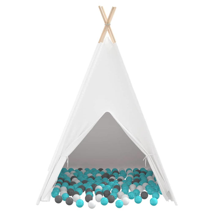 Cort tip teepee Gri Verde mentă Mediu Bumbac & Plastic - WALTI WALTI