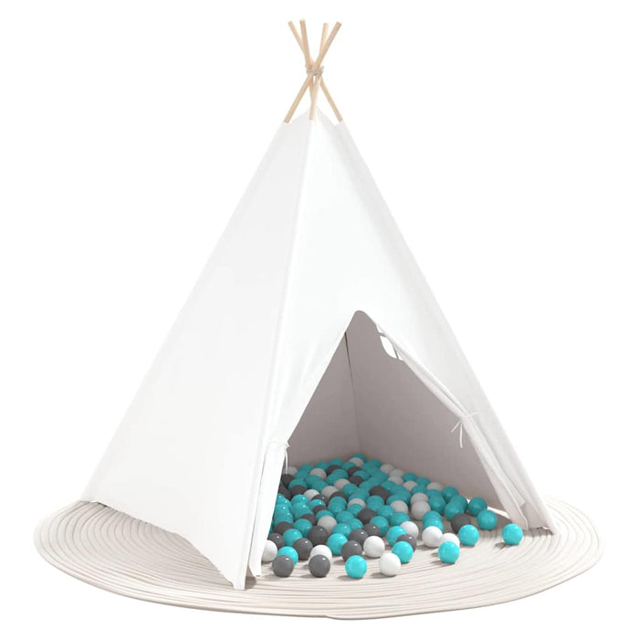 Cort tip teepee Gri Verde mentă Mediu Bumbac & Plastic - WALTI WALTI