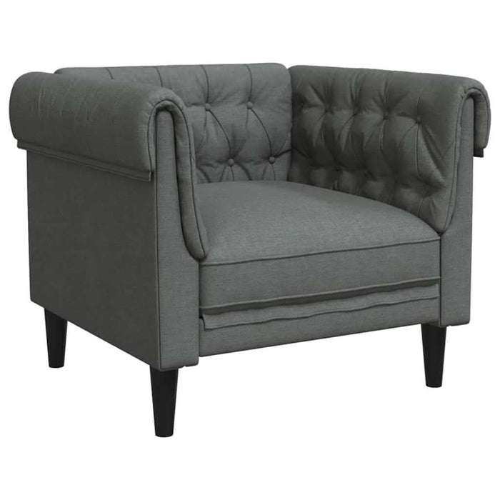 Set de canapea 3 pcs Gri închis țesătură - WALTI WALTI