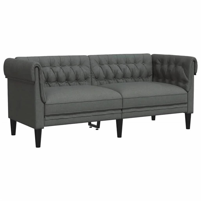 Set de canapea 3 pcs Gri închis țesătură - WALTI WALTI