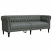 Set de canapea 3 pcs Gri închis țesătură - WALTI WALTI