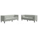 Canapea pentru living 2 pcs Gri deschis 194 x 74,5 x 70,5 cm - WALTI WALTI