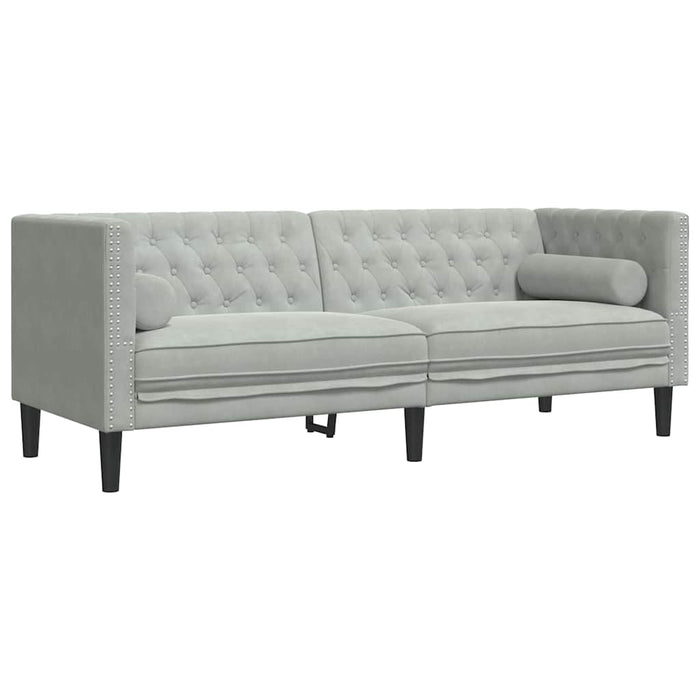 Canapea pentru living 2 pcs Gri deschis 194 x 74,5 x 70,5 cm - WALTI WALTI