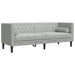 Canapea pentru living 3 pcs Gri deschis 194 x 74,5 x 70,5 cm - WALTI WALTI