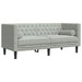 Canapea pentru living 3 pcs Gri deschis 194 x 74,5 x 70,5 cm - WALTI WALTI