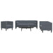 Canapea pentru living 3 pcs Gri închis 194 x 74,5 x 70,5 cm - WALTI WALTI