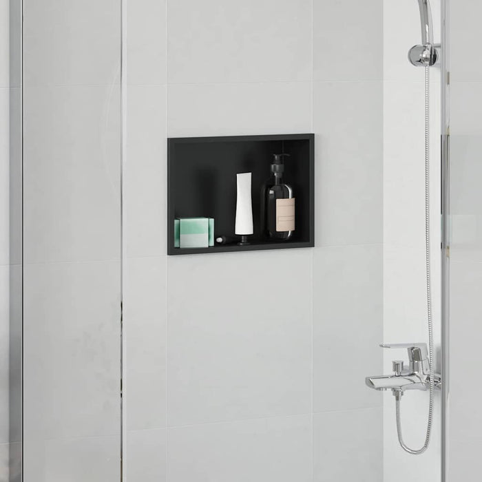 Nisă de Duș Negru 30 x 20 x 9,5 cm Oţel inoxidabil - WALTI WALTI