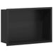 Nisă de Duș Negru 30 x 20 x 9,5 cm Oţel inoxidabil - WALTI WALTI