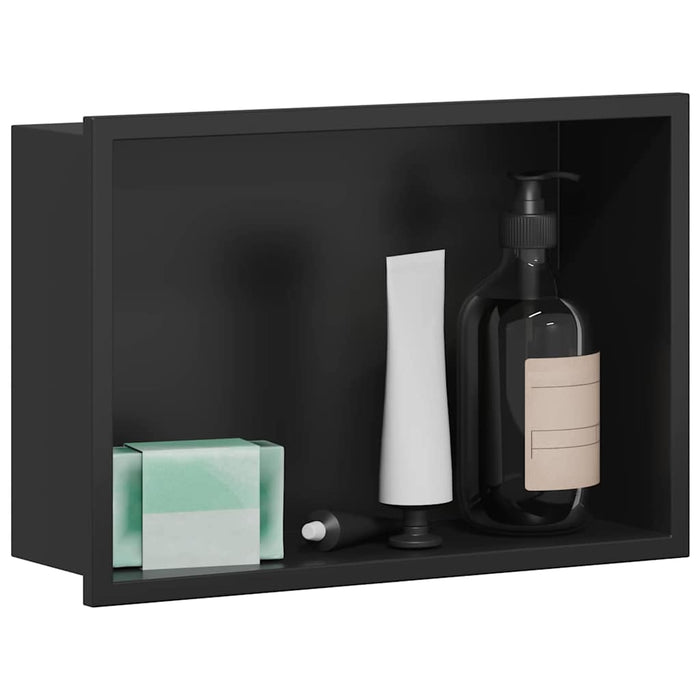 Nisă de Duș Negru 30 x 20 x 9,5 cm Oţel inoxidabil - WALTI WALTI