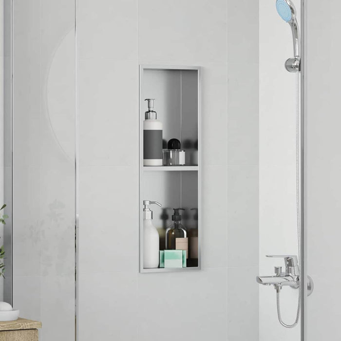 Nisă de Duș Argintiu 60 x 20 x 9,5 cm Oţel inoxidabil - WALTI WALTI