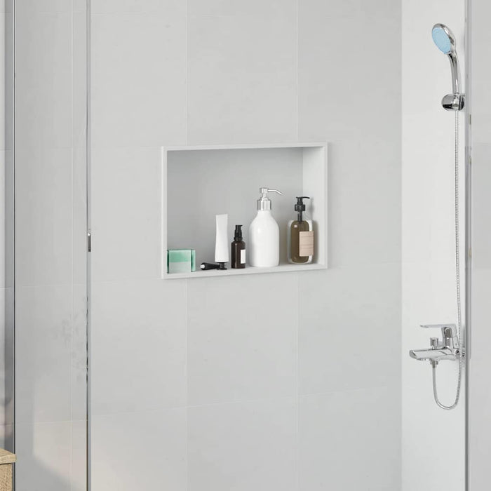 Nisă de Duș Alb 45 x 30 x 9,5 cm Oţel inoxidabil - WALTI WALTI