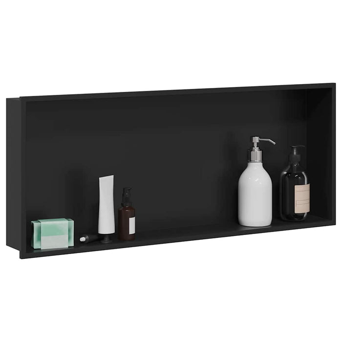 Nisă de Duș Negru 75 x 30 x 9.5 cm Oţel inoxidabil - WALTI WALTI