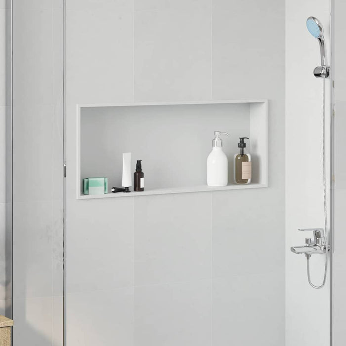Nisă de Duș Alb 75 x 30 x 9,5 cm Oţel inoxidabil - WALTI WALTI