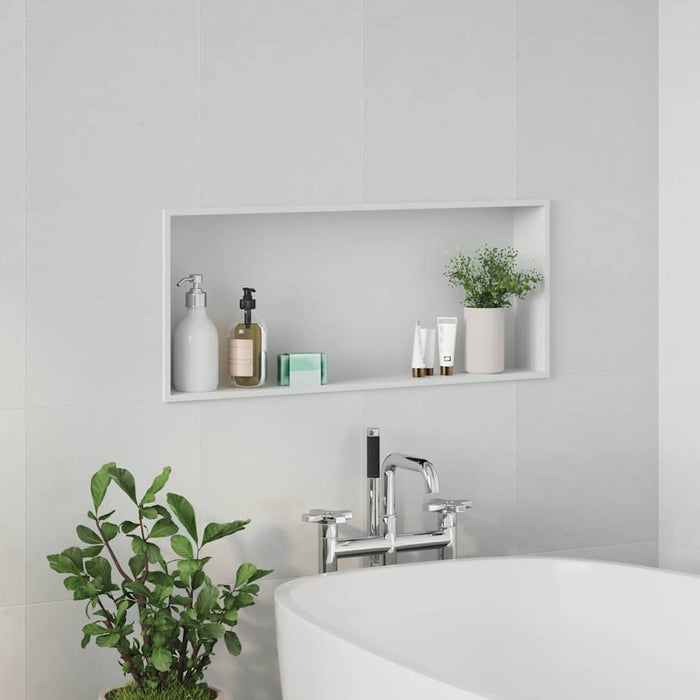 Nisă de Duș Alb 75 x 30 x 9,5 cm Oţel inoxidabil - WALTI WALTI